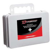 Trousse de premiers soins pour bureau Dynamic, Dispositif m&eacute;dical Classe 1, Boîte en plastique Ottawa Fastener Supply