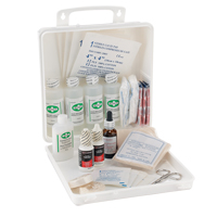 Trousse de premiers soins des brûlures pour soudeurs Dynamic, Dispositif m&eacute;dical Classe 1, Boîte en plastique Ottawa Fastener Supply