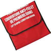 Dynamic Fire Blanket with Nylon Pouch Holder, Wool, 60"L x 71"W Ottawa Fastener Supply