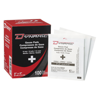 Dynamic Gauze, Pad, 2" L x 2" W, Sterile, Medical Device Class 1 Ottawa Fastener Supply