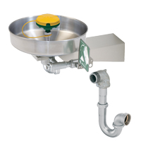 Axion<sup>®</sup> Eye/Face Wash Station, Wall-Mount Installation, Stainless Steel Bowl SGC270 | Ottawa Fastener Supply