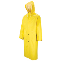 601 Tornado Long Rain Coat, Polyester/PVC, Large, Yellow Ottawa Fastener Supply