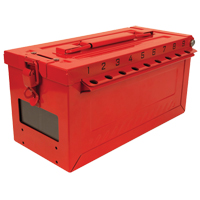 Small Group Lock Box, Red Ottawa Fastener Supply