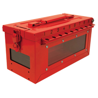 Small Group Lock Box, Red Ottawa Fastener Supply