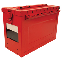 Large Group Lock Box, Red Ottawa Fastener Supply