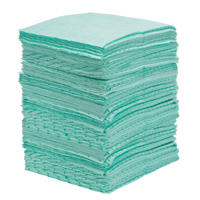 Premium Bonded Sorbent Pads, Hazmat, 15" x 18", 30 gal. Absorbancy Ottawa Fastener Supply