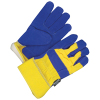Fitter Gloves, One Size, Grain Cowhide Palm, Thinsulate Inner Lining Ottawa Fastener Supply