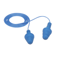 E-A-R UltraFit Metal-Detectable Earplugs, Corded, Regular, Bulk - Polybag, 25 NRR dB Ottawa Fastener Supply