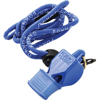 Classic Blue Whistle with Lanyard Ottawa Fastener Supply