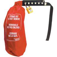 Sac de cadenassage &eacute;lectrique pour prise surdimensionn&eacute;e & contr&ocirc;le de palan, Type Prise Ottawa Fastener Supply