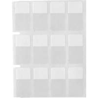 Core Series Self-Laminating Wire & Cable Labels, Vinyl, 0.5" L x 0.75" H, Clear Ottawa Fastener Supply