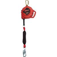 Rebel Self-Retracting Lifeline, 33', Galvanized Steel, Swivel Ottawa Fastener Supply