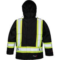 Journeyman Jacket, Polyester/Polyurethane, Black, Small Ottawa Fastener Supply