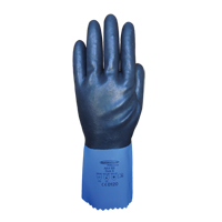 Summitech Full-Dipped Chemical Resistant Gloves, Size Small/7, 11.8" L, Chloroprene, Poly-Cotton Inner Lining, 59-mil Ottawa Fastener Supply