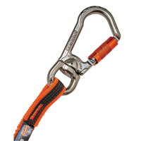 Squids&reg; 3109F(x) Double-Locking Tool Lanyard with Swivel, Bungee, Carabiner/Loop Ottawa Fastener Supply