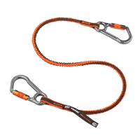 Squids&reg; 3118F(x) Locking Tool Lanyard, Bungee, Dual Carabiner Ottawa Fastener Supply