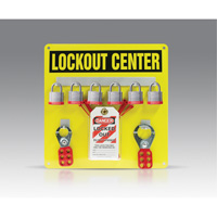 Hanger Board Kit, Laminated Steel Padlocks, 6 Padlock Capacity, Padlocks Included Ottawa Fastener Supply