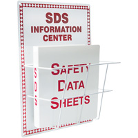Basket-Style Aluminum Safety Data Sheet Center, English, Binders Included SGH868 | Ottawa Fastener Supply