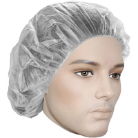 Bouffant Caps, Polypropylene, 18", White Ottawa Fastener Supply