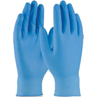 Disposable Gloves, Small, Nitrile, 4-mil, Powder-Free, Blue Ottawa Fastener Supply