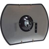 Roundtangular Convex Mirror with Bracket, 12" H x 18" W, Indoor/Outdoor SGI561 | Ottawa Fastener Supply