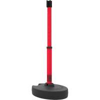 PLUS Barrier Post Set Receiver, 42" High, Red Ottawa Fastener Supply