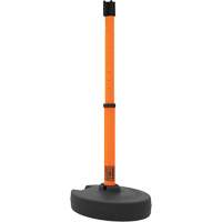 PLUS Barrier Post Set Receiver, 42" High, Orange Ottawa Fastener Supply