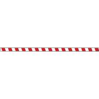 Tough-Mark Heavy-Duty Floor Marking, Rectangle, 48" L x 2" W, Red and White, Polyethylene Ottawa Fastener Supply