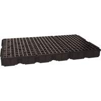 Modular Spill Platform, 88 US gal. Spill Capacity, 51.5" x 78.25" x 6.5" Ottawa Fastener Supply