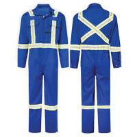 Nomex&reg;Essential 6 oz. Deluxe Coveralls, Size 34, Royal Blue Ottawa Fastener Supply
