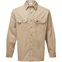 UltraSoft&reg; 7 oz. Deluxe Work Shirt, Small, Khaki Ottawa Fastener Supply