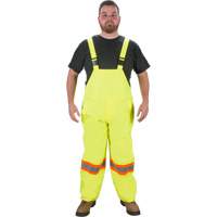 RZ1000 Rain Bib Pants, Polyester, Small, High Visibility Lime-Yellow Ottawa Fastener Supply