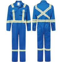 UltraSoft&reg; 9 oz. Deluxe Coveralls, Size 36, Royal Blue Ottawa Fastener Supply