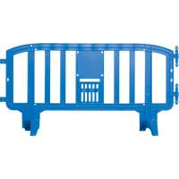 Movit Barricade, Interlocking, 78" L x 39" H, Blue SGN471 | Ottawa Fastener Supply