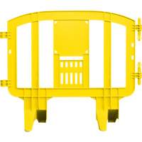 Minit Barricade, Interlocking, 49" L x 39" H, Yellow SGN474 | Ottawa Fastener Supply