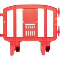 Minit Barricade, Interlocking, 49" L x 39" H, Red SGN478 | Ottawa Fastener Supply