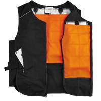 Chill-Its&reg; 6260 Lightweight Phase Change Cooling Vest with Packs, Small/Medium, Black Ottawa Fastener Supply