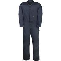Twill Unlined Coveralls, Men's, Navy Blue, Size 36 Ottawa Fastener Supply