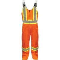 Overalls, Poly-Cotton, Small, High Visibility Orange Ottawa Fastener Supply