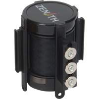 Cassette de ruban magn&eacute;tique pour barri&egrave;re de contr&ocirc;le des foules personnalis&eacute;e, 12', Ruban Noir Ottawa Fastener Supply