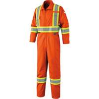 7705 FR-Tech&reg; High Visibility Coveralls, Size 36, Orange Ottawa Fastener Supply