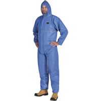 2075 Flame-Resistant SMS Disposable Coveralls, Size Small, Blue Ottawa Fastener Supply