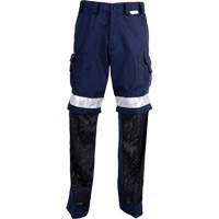 High Visibility Pants, Poly-Cotton, 32, Navy Blue Ottawa Fastener Supply