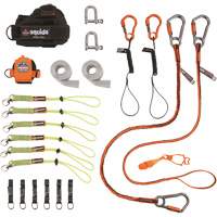 Squids&reg; 3186 Iron/Steel Worker's Tool Tethering Kit Ottawa Fastener Supply