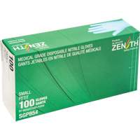 Gants jetables de calibre m&eacute;dical r&eacute;sistants &agrave; la perforation, Petit, Nitrile, 3,5 mils, Sans poudre, Bleu, Classe 2 Ottawa Fastener Supply
