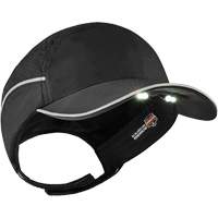 Skullerz<sup>®</sup> 8965 Lightweight Bump Cap Hat with LED Lighting, Black SGQ317 | Ottawa Fastener Supply