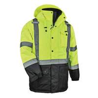 GloWear&reg; 8384 Type R Thermal Parka, High Visibility Lime-Yellow, Large Ottawa Fastener Supply