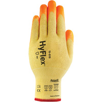 HyFlex&reg; High Visibility Cut-Resistant Gloves, Size 6, 13 Gauge, Foam Nitrile Coated, Stainless Steel/Kevlar&reg;/Spandex Shell, ASTM ANSI Level A5/EN 388 Level E Ottawa Fastener Supply