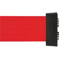 Wall Mount Barrier with Magnetic Tape, Steel, Screw Mount, 7', Red Tape SGR024 | Ottawa Fastener Supply