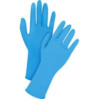 Gants jetables en latex, T-Grand, Latex, 14 mils, Sans poudre, Bleu Ottawa Fastener Supply